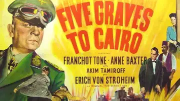 Zasłona do filmu "Five Graves to Cairo" #1111917