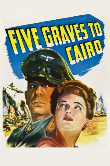 Plakat do filmu "Five Graves to Cairo" #1111925