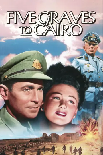 Plakat do filmu "Five Graves to Cairo" #1111930