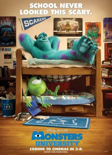 Plakat do filmu "Uniwersytet Potworny" #40906