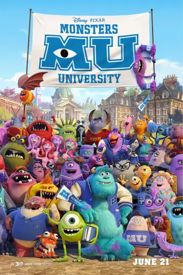 Plakat do filmu "Uniwersytet Potworny" #40916