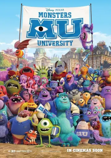 Plakat do filmu "Uniwersytet Potworny" #837517