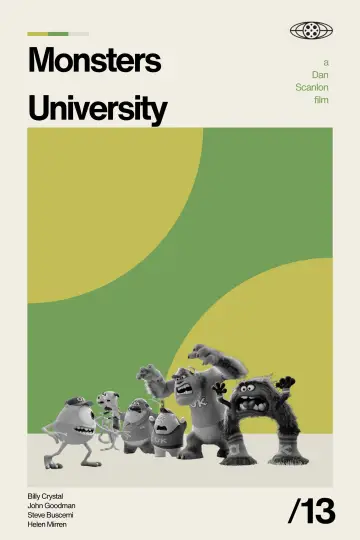Plakat do filmu "Uniwersytet Potworny" #961129
