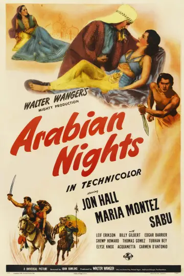 Plakat do filmu "Arabskie noce" #1126048