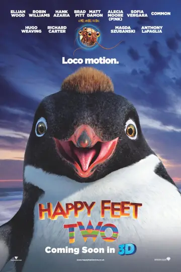 Plakat do filmu "Happy Feet: Tupot małych stóp 2" #1862500