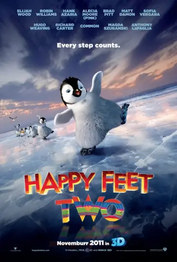 Plakat do filmu "Happy Feet: Tupot małych stóp 2" #302533
