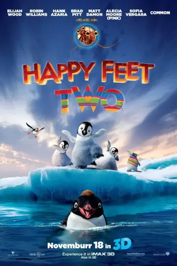 Plakat do filmu "Happy Feet: Tupot małych stóp 2" #302535
