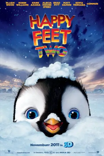 Plakat do filmu "Happy Feet: Tupot małych stóp 2" #302536