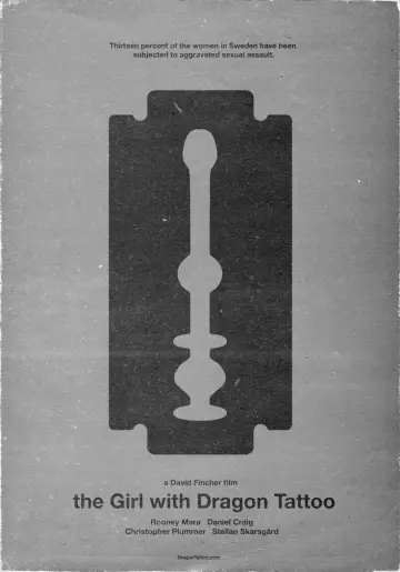 Plakat do filmu "Dziewczyna z tatuażem" #840553