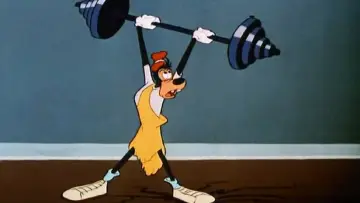 Zasłona do filmu "Goofy Gymnastics" #501401