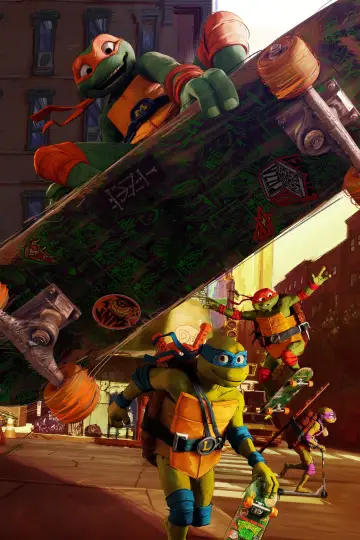 Plakat do filmu "Wojownicze żółwie ninja: Zmutowany chaos" #166835