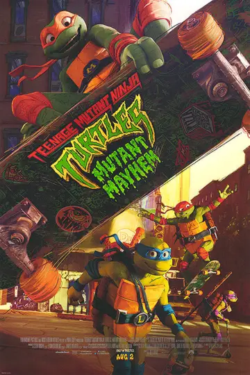 Plakat do filmu "Wojownicze żółwie ninja: Zmutowany chaos" #166851