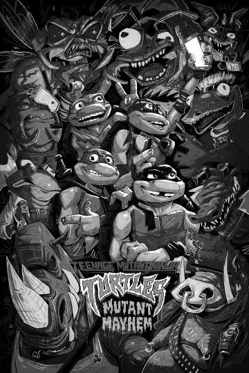 Plakat do filmu "Wojownicze żółwie ninja: Zmutowany chaos" #166858