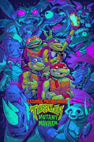 Plakat do filmu "Wojownicze żółwie ninja: Zmutowany chaos" #5223