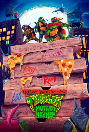 Plakat do filmu "Wojownicze żółwie ninja: Zmutowany chaos" #5231