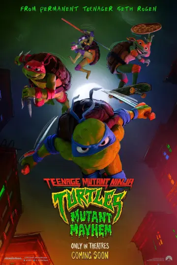 Plakat do filmu "Wojownicze żółwie ninja: Zmutowany chaos" #5246