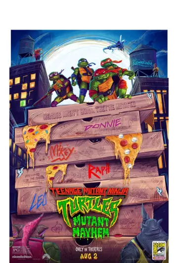 Plakat do filmu "Wojownicze żółwie ninja: Zmutowany chaos" #5248