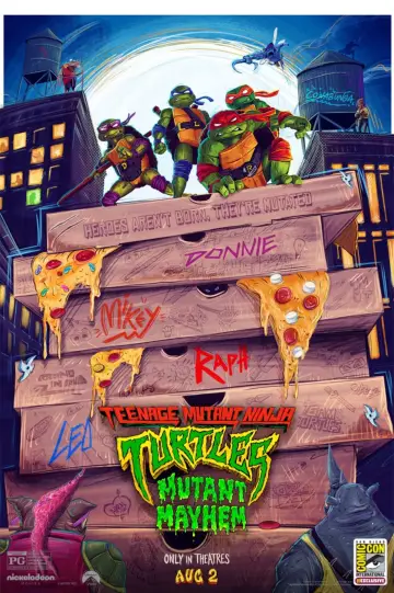 Plakat do filmu "Wojownicze żółwie ninja: Zmutowany chaos" #5249