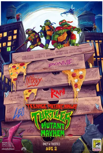 Plakat do filmu "Wojownicze żółwie ninja: Zmutowany chaos" #5256