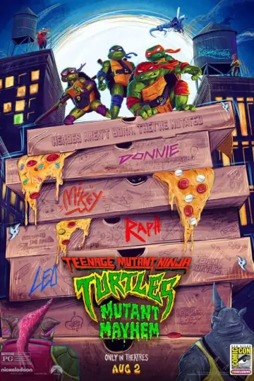 Plakat do filmu "Wojownicze żółwie ninja: Zmutowany chaos" #5259