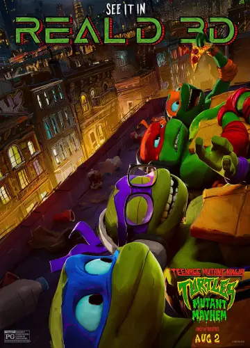 Plakat do filmu "Wojownicze żółwie ninja: Zmutowany chaos" #5267