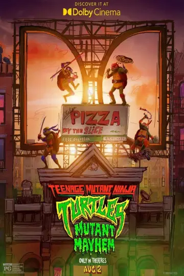 Plakat do filmu "Wojownicze żółwie ninja: Zmutowany chaos" #5268