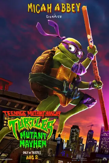 Plakat do filmu "Wojownicze żółwie ninja: Zmutowany chaos" #5271