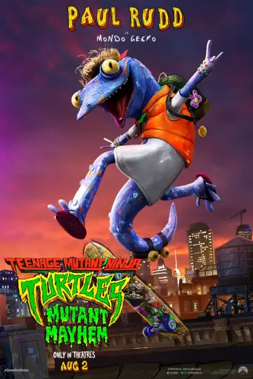 Plakat do filmu "Wojownicze żółwie ninja: Zmutowany chaos" #5281