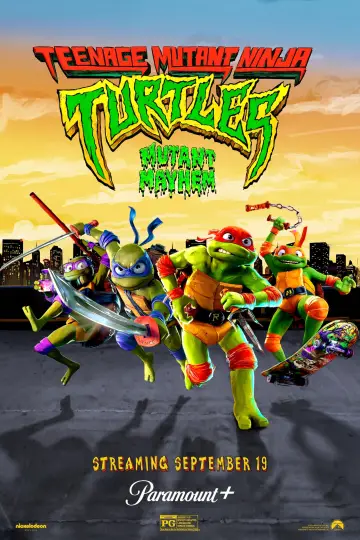 Plakat do filmu "Wojownicze żółwie ninja: Zmutowany chaos" #5293