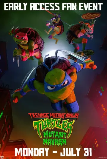 Plakat do filmu "Wojownicze żółwie ninja: Zmutowany chaos" #622654