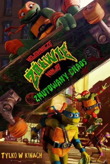 Plakat do filmu "Wojownicze żółwie ninja: Zmutowany chaos" #622666