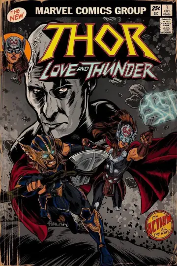 Plakat do filmu "Thor: Miłość i grom" #370213