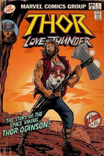 Plakat do filmu "Thor: Miłość i grom" #370214