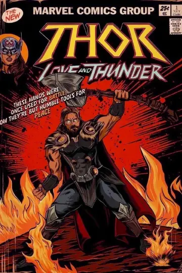 Plakat do filmu "Thor: Miłość i grom" #479697