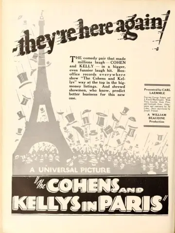 The Cohens and the Kellys in Paris plakat