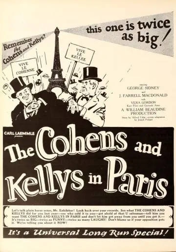 Plakat do filmu "The Cohens and the Kellys in Paris" #1574070