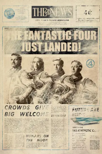 Plakat do filmu "Fantastyczna 4. Pierwsze kroki" #1155530