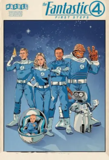 Plakat do filmu "Fantastyczna 4. Pierwsze kroki" #1182449