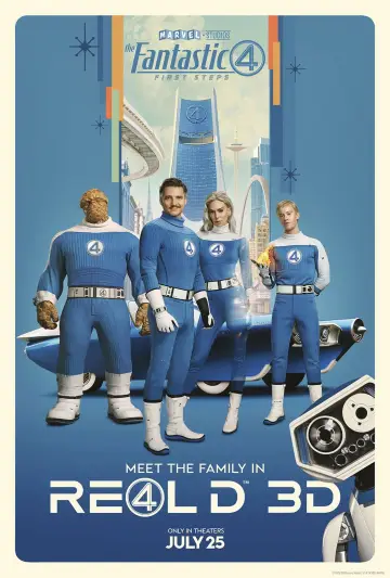 Plakat do filmu "Fantastyczna 4. Pierwsze kroki" #519645