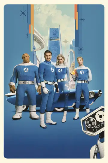 Plakat do filmu "Fantastyczna 4. Pierwsze kroki" #519651