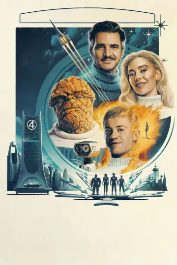Plakat do filmu "Fantastyczna 4. Pierwsze kroki" #519700