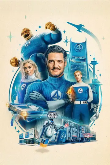 Plakat do filmu "Fantastyczna 4. Pierwsze kroki" #519735
