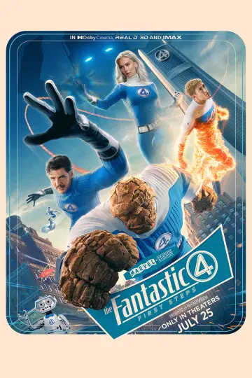 Plakat do filmu "Fantastyczna 4. Pierwsze kroki" #519825