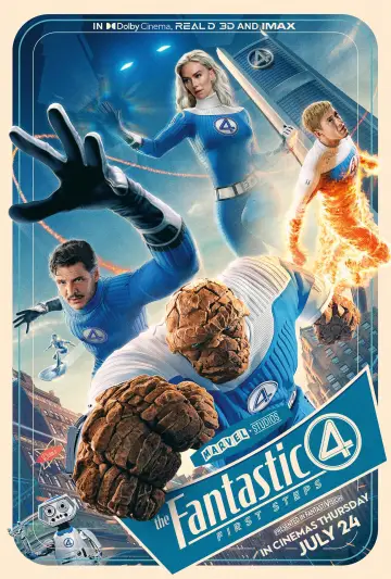 Plakat do filmu "Fantastyczna 4. Pierwsze kroki" #519845