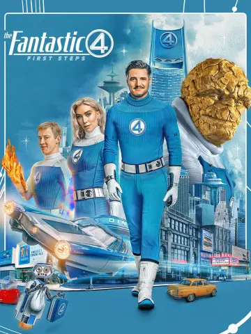 Plakat do filmu "Fantastyczna 4. Pierwsze kroki" #519972