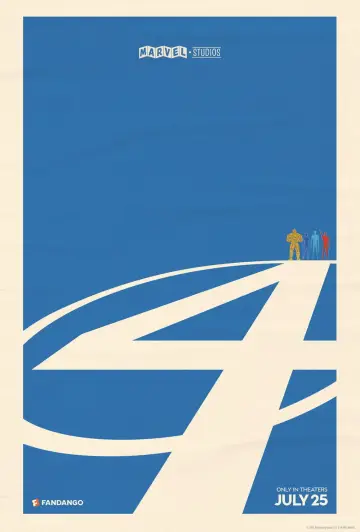Plakat do filmu "Fantastyczna 4. Pierwsze kroki" #520036