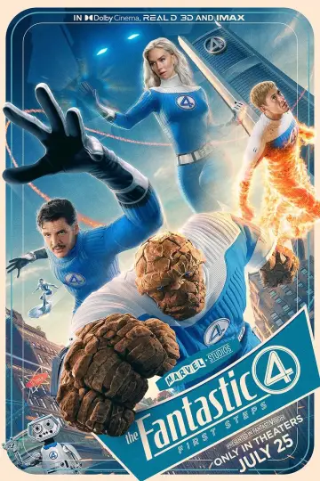 Plakat do filmu "Fantastyczna 4. Pierwsze kroki" #520037