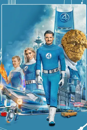 Plakat do filmu "Fantastyczna 4. Pierwsze kroki" #520056