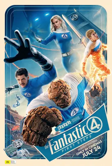 Plakat do filmu "Fantastyczna 4. Pierwsze kroki" #520076