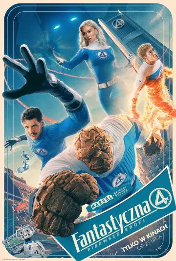Plakat do filmu "Fantastyczna 4. Pierwsze kroki" #520096